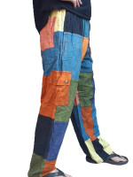 Patchwork men's hippie pants