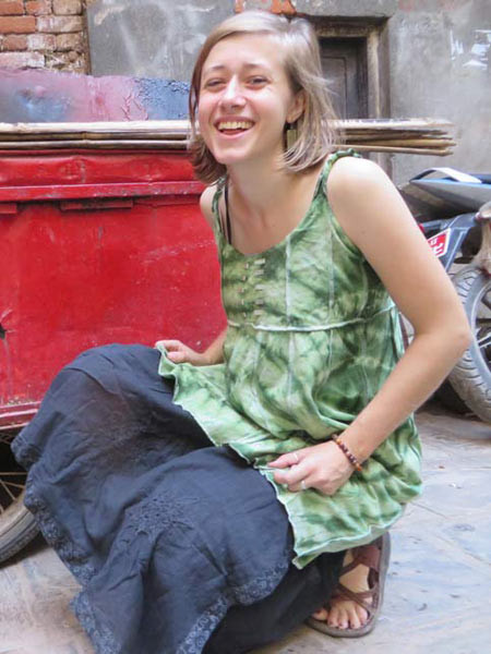 Tie dye long top