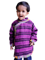Kids hippie bohemian style winter jacket