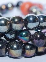 Rainbow glass mala