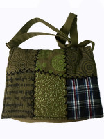 Nepal patch shoulder bag