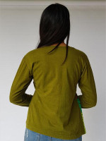 Razor cut hippie top