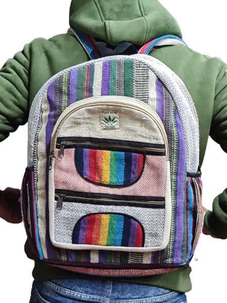 Hemp & Cotton Backpack Nepalese