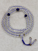 Matt glass crystal mala