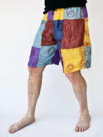 Ram Nam Patchwork Hippie Shorts