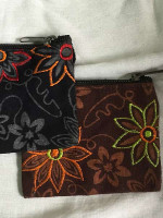 Embroidered purse