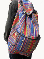 Woven school backpacks
