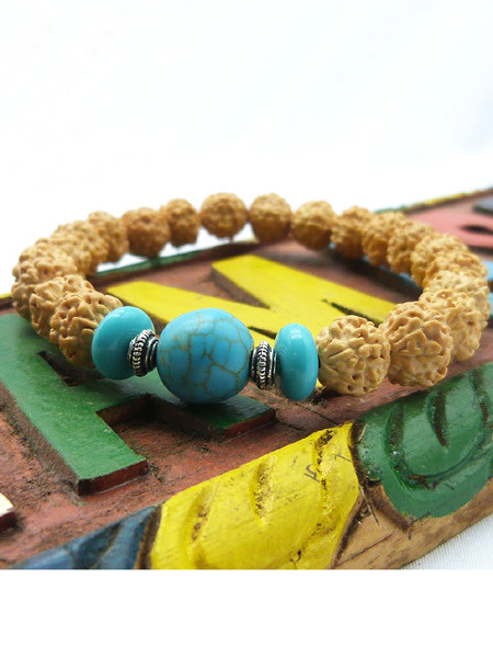 5 faces Rudraksha Seed Wrist Mala