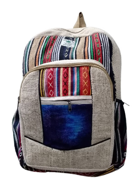 Woven Cotton & Hemp Rucksack