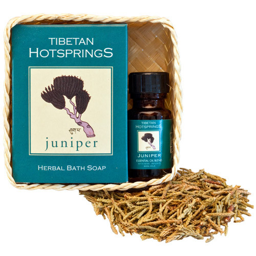 Juniper Soap & Oil Gift Basket