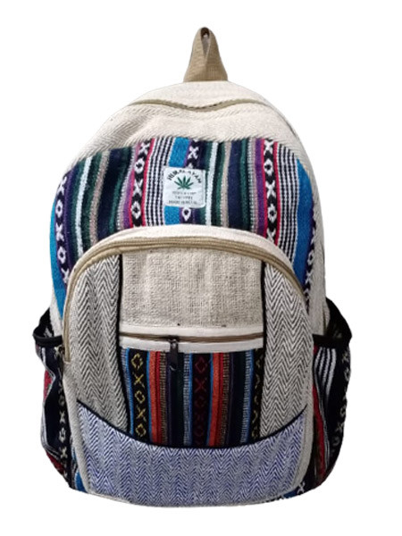 Boho Cotton & Hemp Rucksack