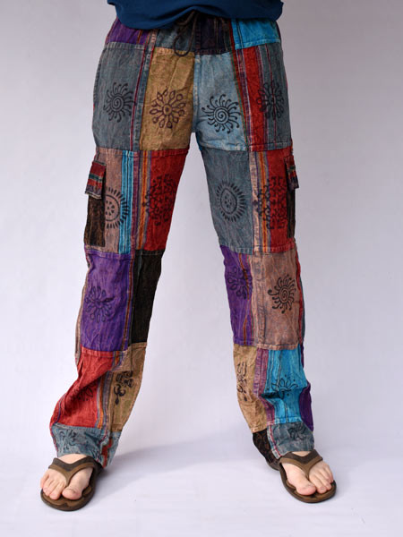 Hippie Patchwork Cargo Pants