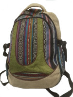 Hemp travel/laptop bag made in Nepal