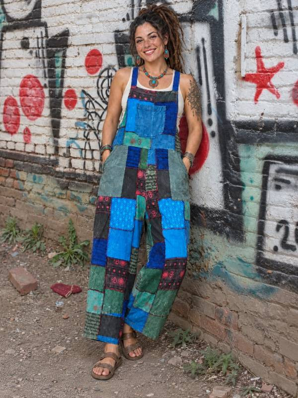 Patchwork Dungaree