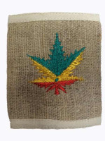 Marijuana leaf hemp wallet