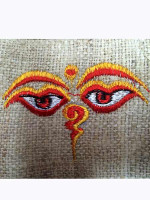 Buddha eyes hemp wallet