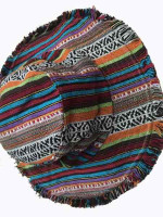 Woven cotton hippie hat