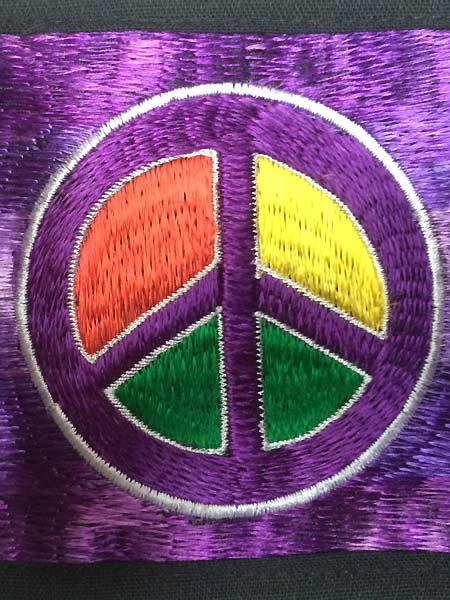 Peace sign wallet