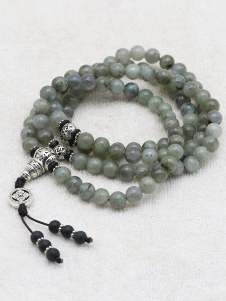 Labradorite Stone Mala
