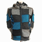 Hand knitted wool jacket