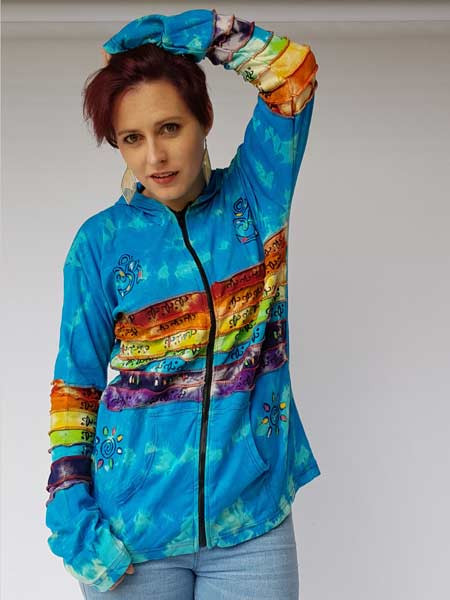 Hippie Tie Dye Hoodie