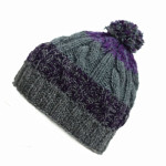 Funky, hippie wool knit beanie made in Kathmandu