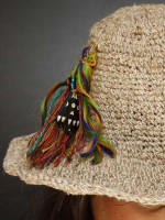 Boho hemp hat