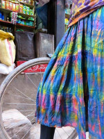 Rayon tie dye skirt
