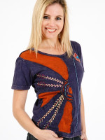 Half sun hippie top