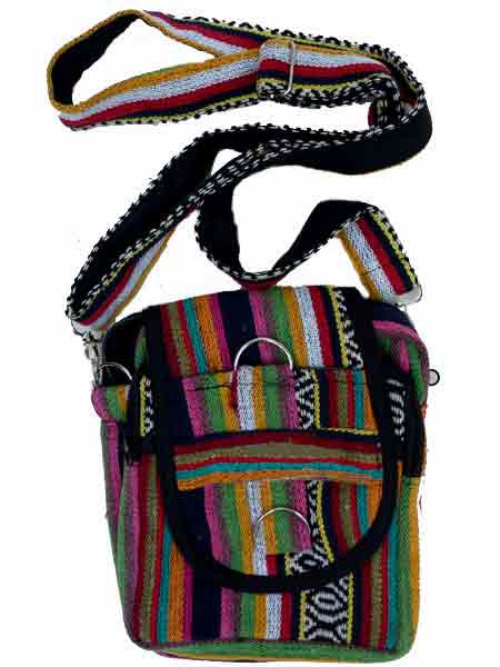 Hippie woven passport bag