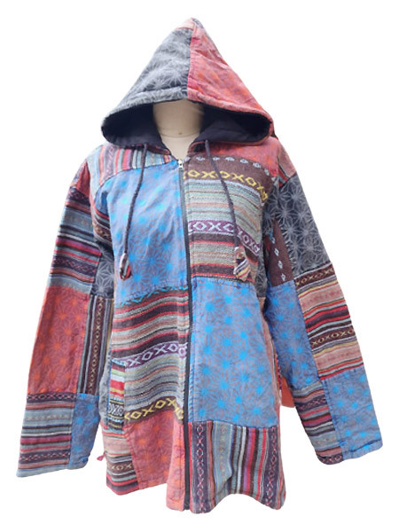 Nepal Patchwork Hoodie