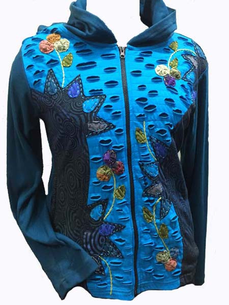 Bohemian flower hoodie