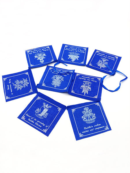 Auspicious Symbol Prayer Flags