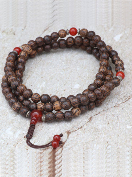 Palm Wood Japa Mala
