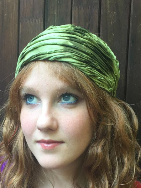 Tie Dye Ruched Head Gear