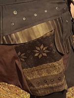 Hippie festival mini skirt