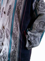 Printed Cotton Collar Jacket