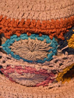 Handmade hemp & cotton hat