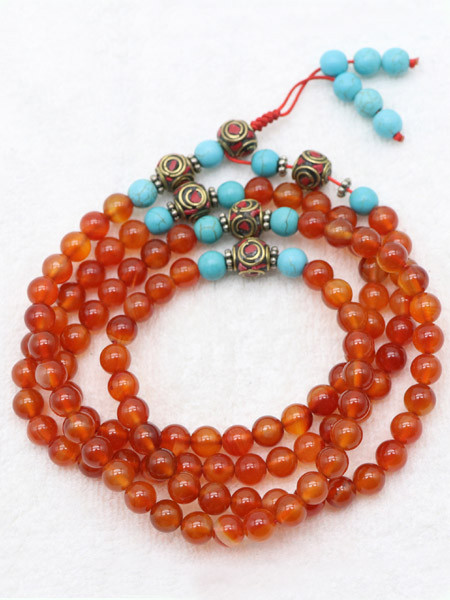 Carnelian Stone Mala