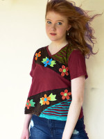 Hippy flower top
