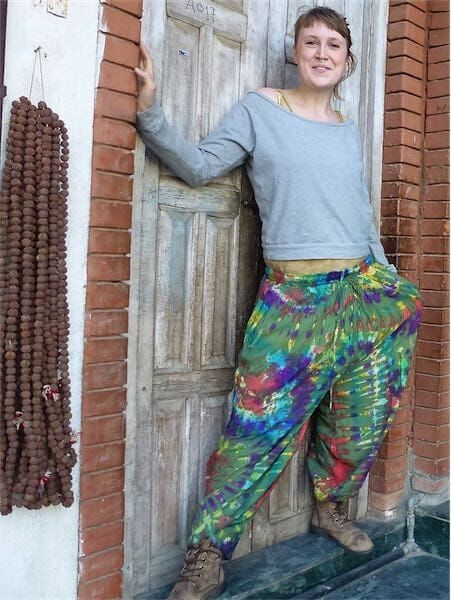 Hippie tie dye pants
