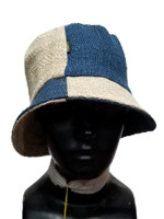 Pure hemp hat in two tone colour