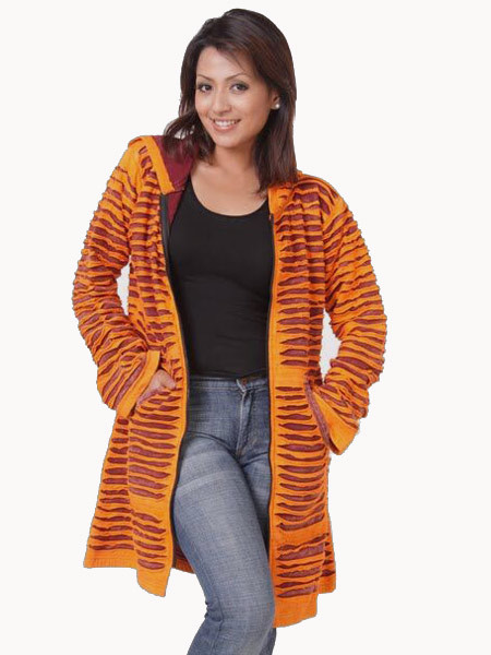 Long hippie coat