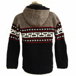 Hand knitted wool jacket