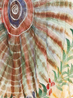 Batik tie dye dress