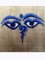 Buddha eyes hemp wallet