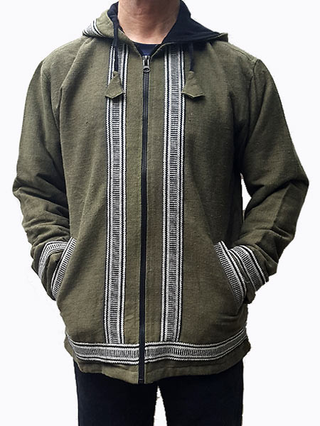 Heavy cotton jacket-army