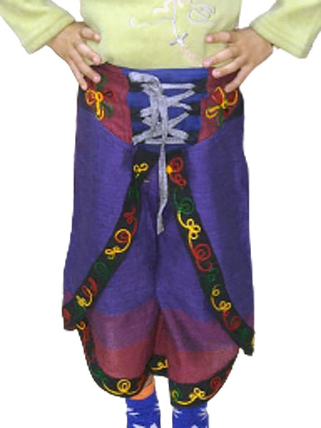 Girls' Lace-Up Bohemian Pants