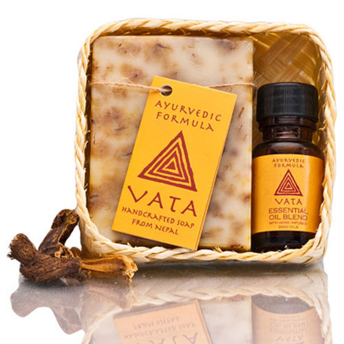 Vata Soap & Oil Gift Basket