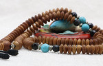 Sandal wood prayer beads necklace